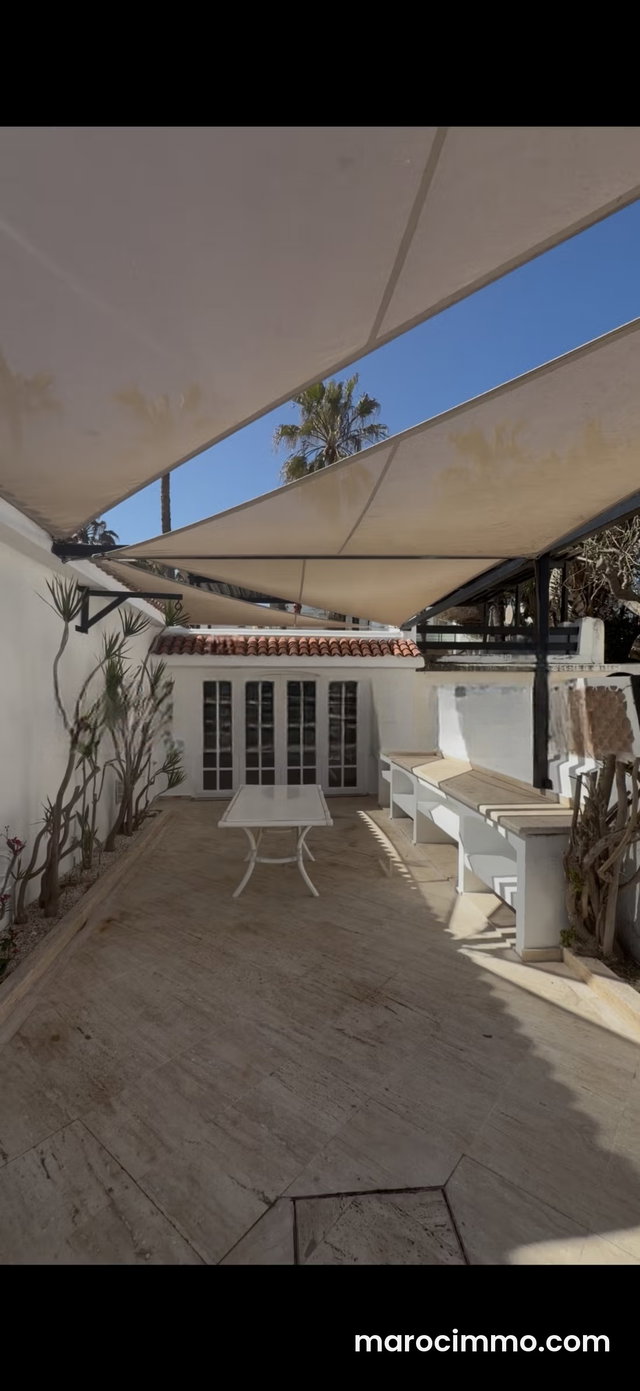 Villa à louer front mer à harhoura — 2