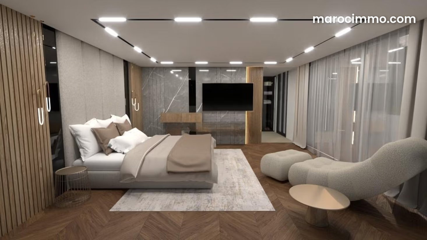 Penthouse 430 m², Souissi, Rabat | 5 chambres, vue montagne — Rabat