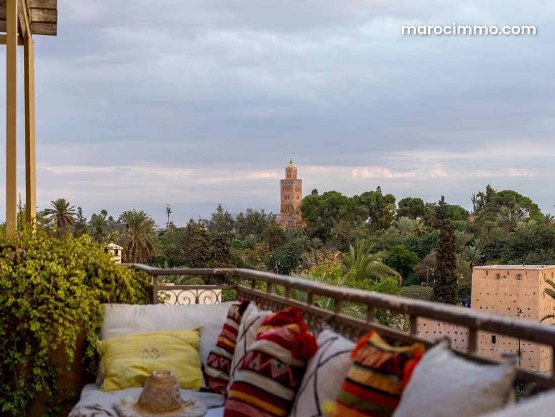 244 sqm Duplex Penthouse with Panoramic Terrace in Hivernage, Marrakech — Marrakesh
