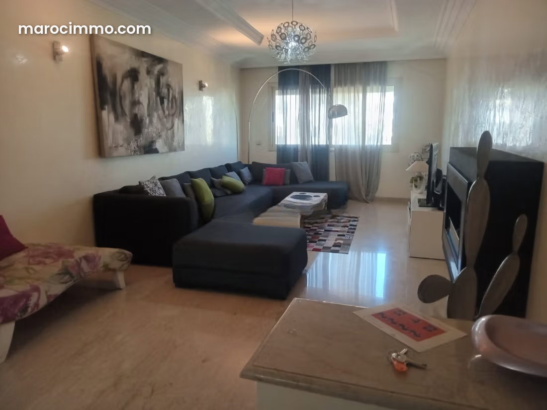 137 sqm Furnished Apartment for Rent in Moulay Youssef, Casablanca — Casablanca