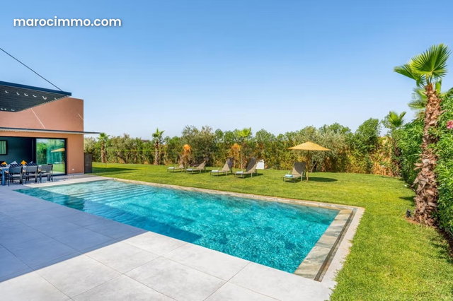 Villa moderne et piscine sans vis à vis, Marrakech — 2