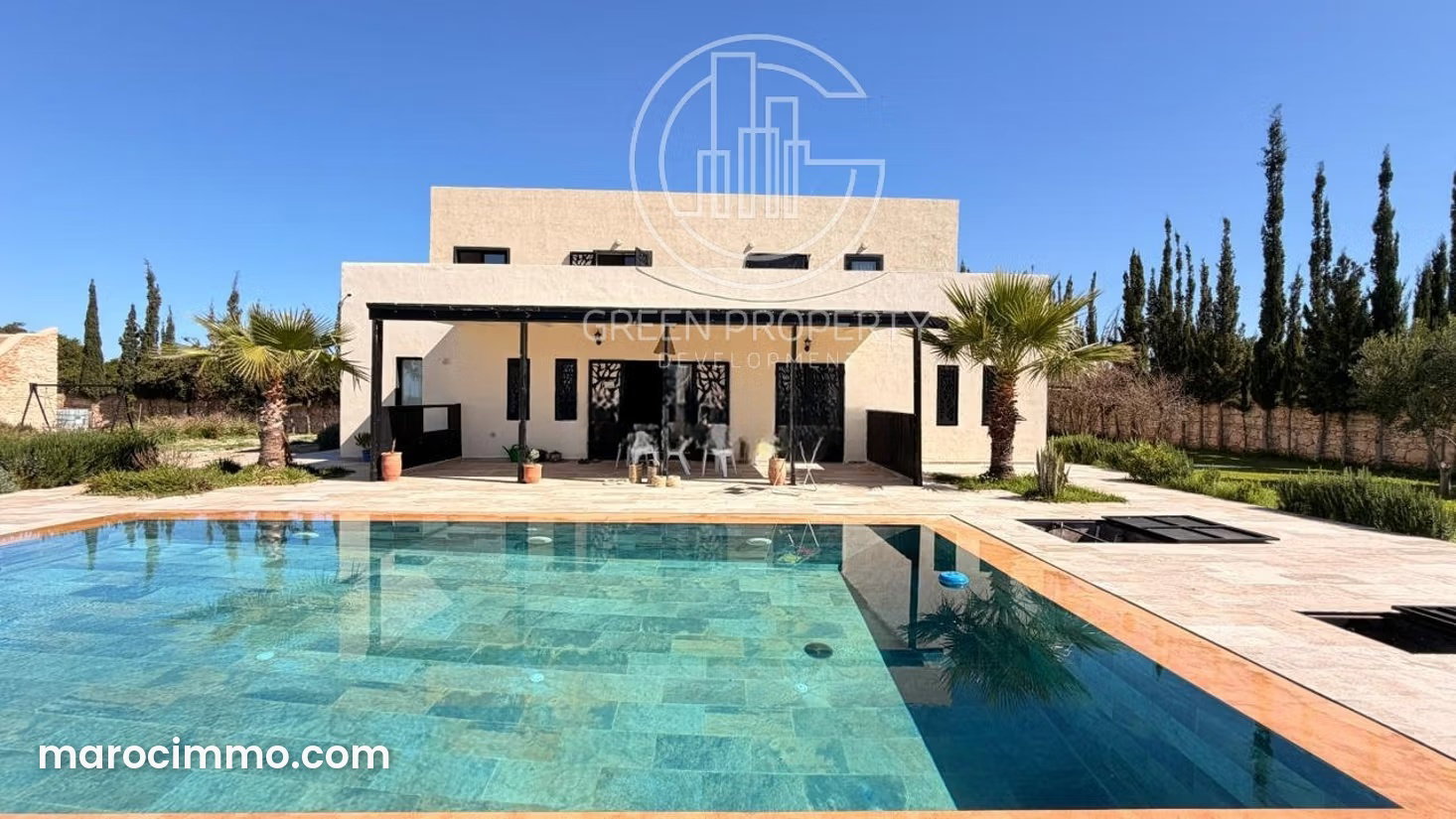 400 m² House with Swimming Pool and Mature Garden, Idaougard, Essaouira — Essaouira