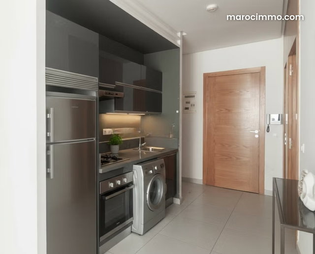 Studio Haut Standing Meublé – 41 m², Les Princesses, Casablanca — 4