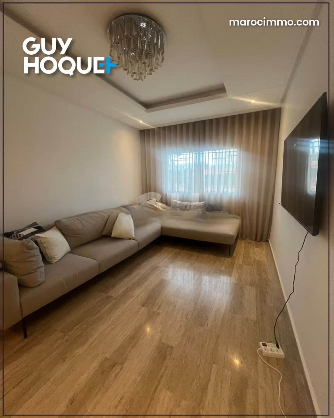 3-Room Apartment with Terrace for Rent in Bourgogne, Casablanca — Casablanca