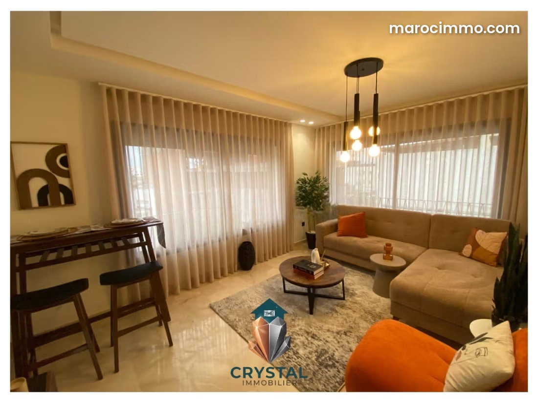 Furnished 42 m² Studio, Oasis Casablanca, Garage and Air Conditioning — Casablanca