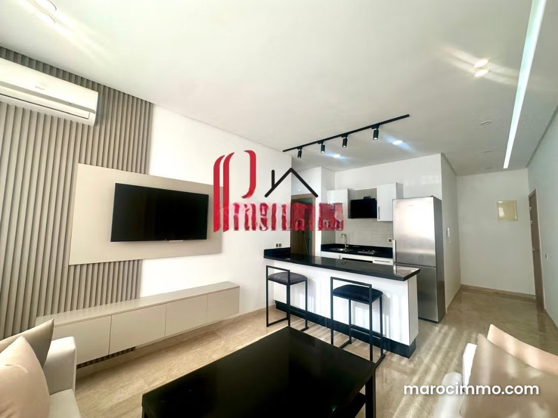 Furnished 55 sqm Apartment, Maarif, Casablanca, Close to Shops — Casablanca