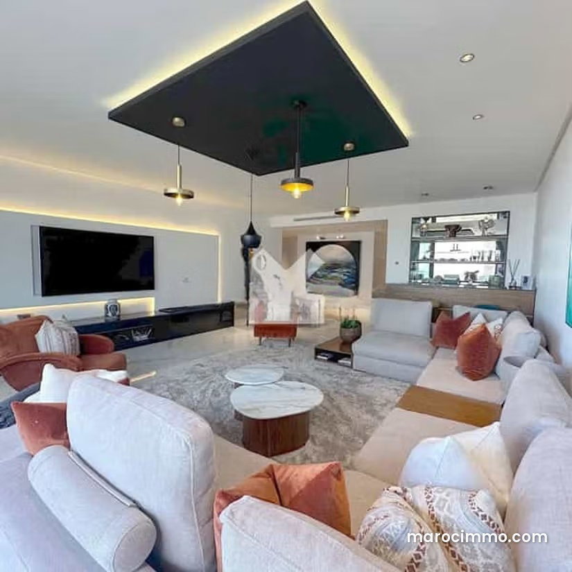 New 208 sqm apartment, 3 bedrooms, Ain Diab, Casablanca — Casablanca