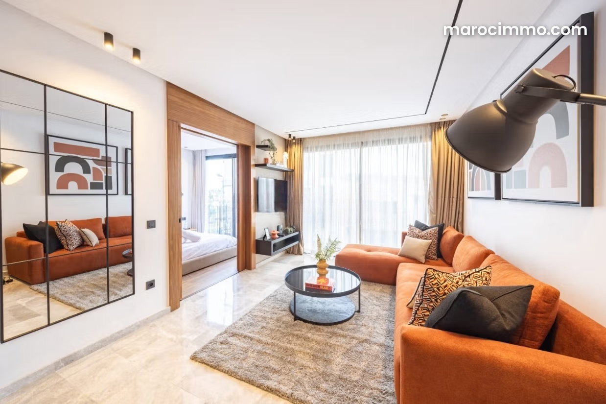 Furnished Apartment with Terrace for Rent in Oasis, Casablanca — Casablanca