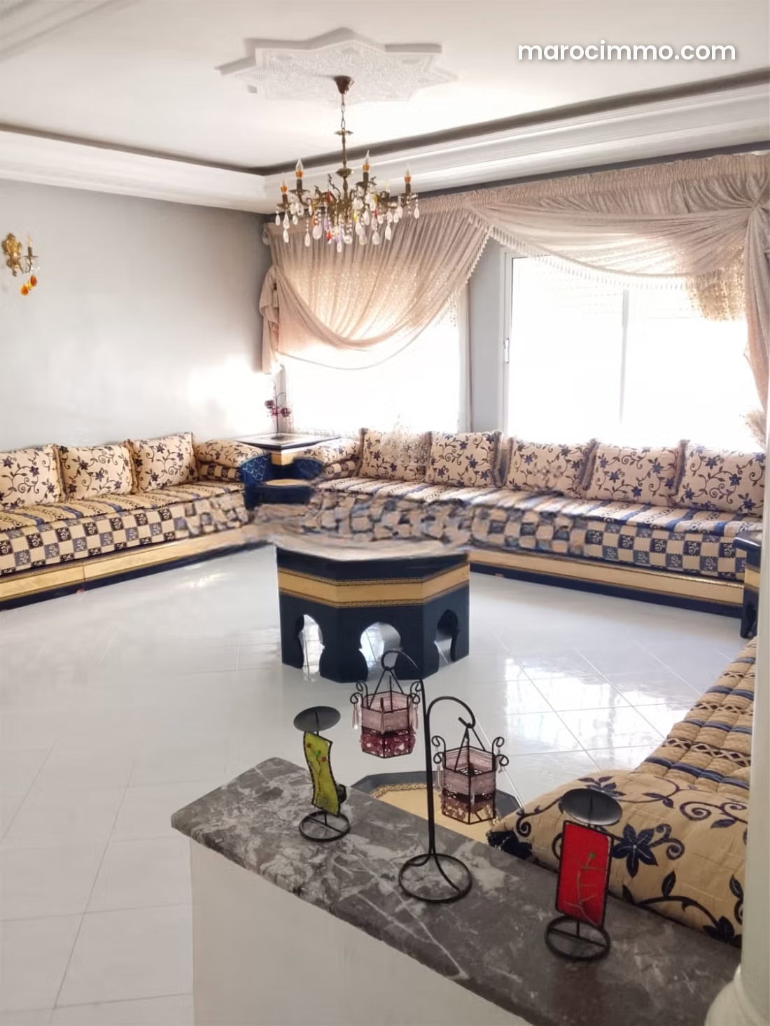 Furnished Apartment with Terrace in the Heart of Tangier City Centre — Tangier