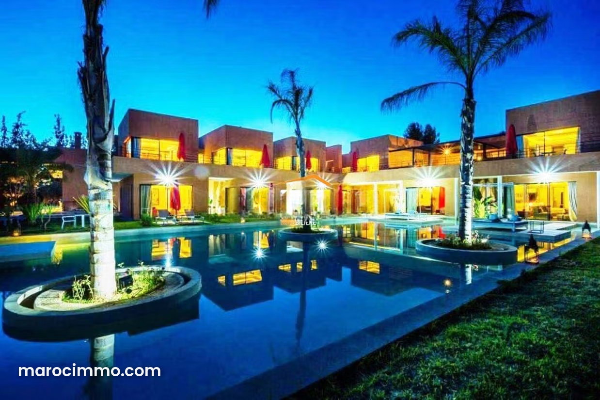 Brand-new 1,200 sqm villa with 11 suites and terraces, Palmeraie, Marrakech — Marrakesh