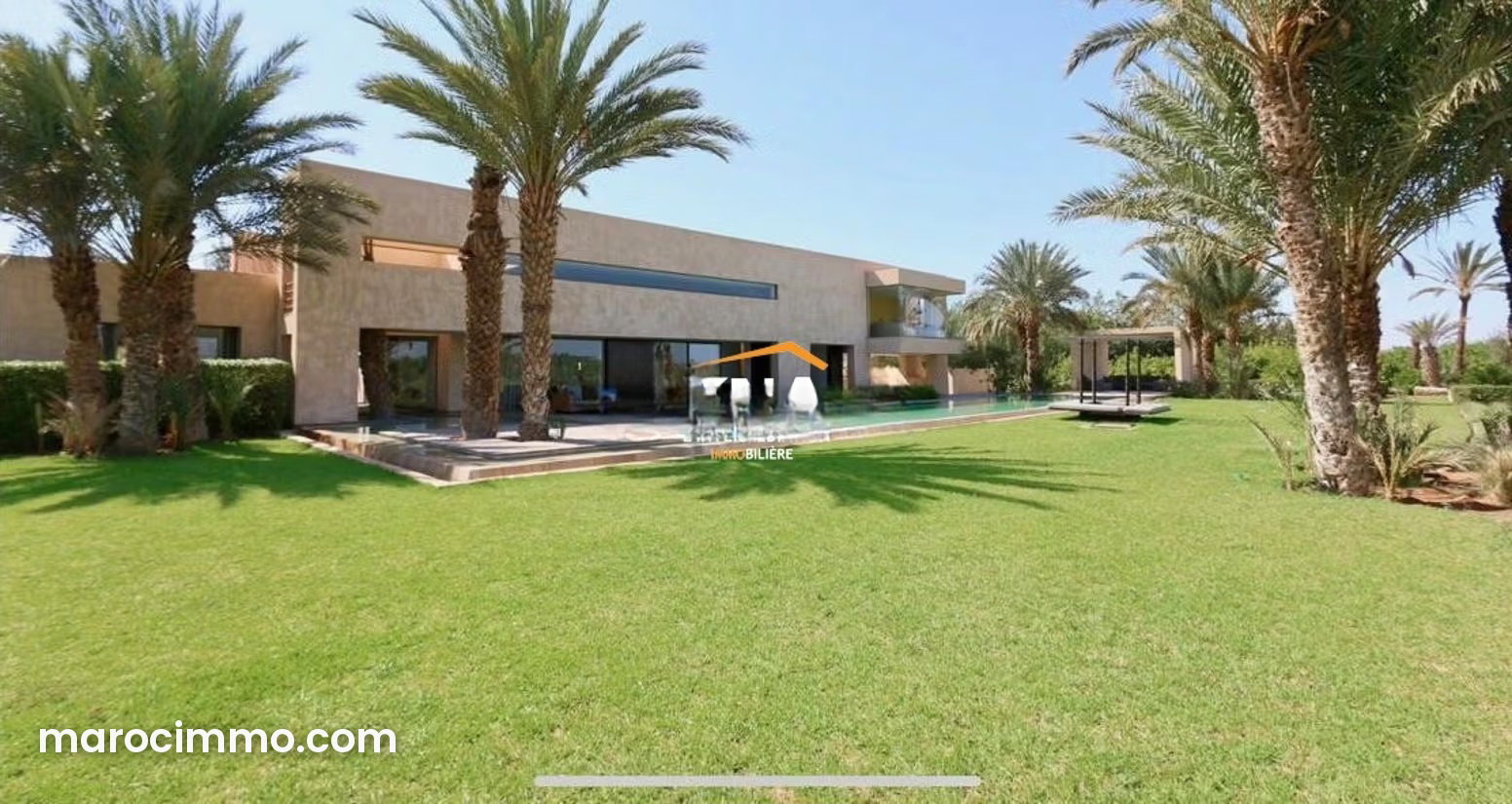 Contemporary 1,200 sq m Villa on 1-Hectare Grounds, at the Gates of Marrakech — Marrakesh