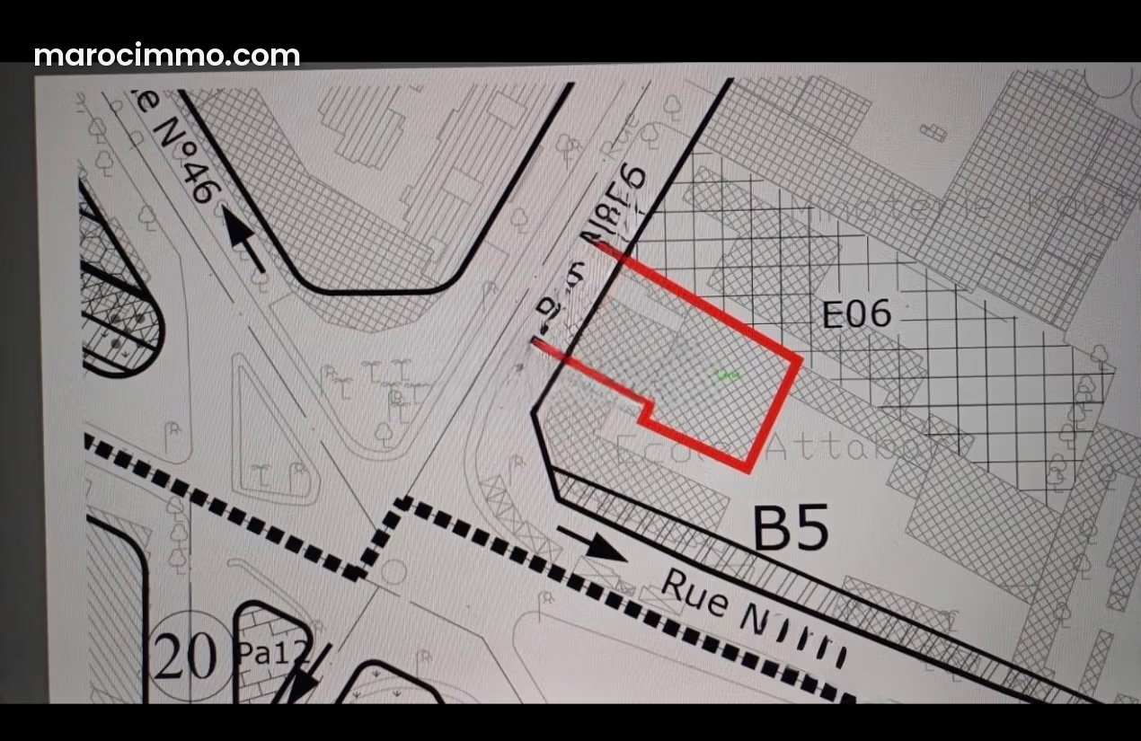 R5 Land of 1,238 sqm for Sale in Ain Mezouar, Marrakech — Marrakesh