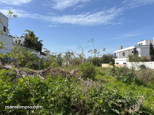 Seaside Land of 600 m2 in Dar Bouazza — Dar Bouazza