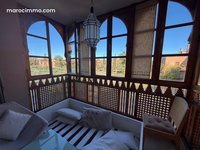 Riad à rafraîchir avec rooftop et vue ménara – agdal — 2