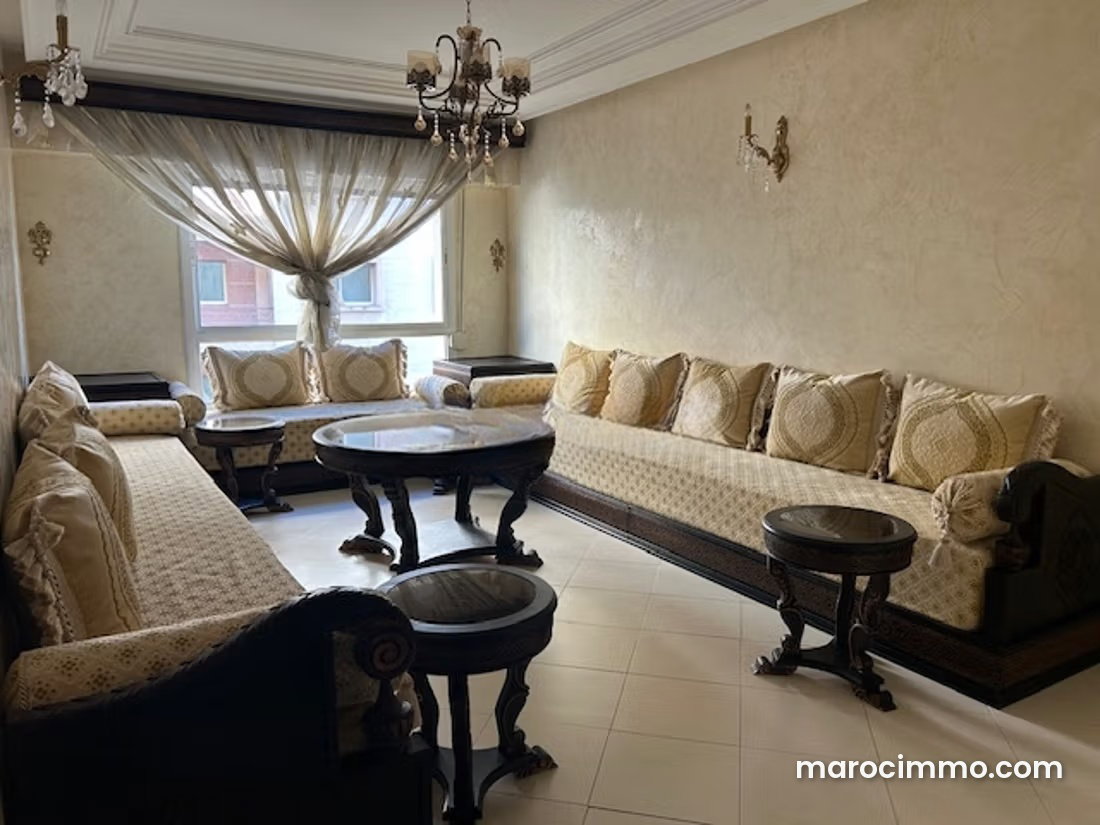 Furnished 3-Bedroom Apartment, Tangier City Centre, 125 m² — Tangier