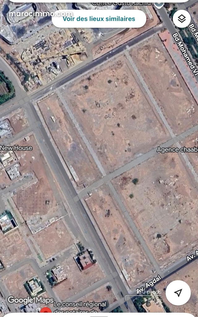 Agdal – avenue mohammed vi, terrain premium — Marrakech