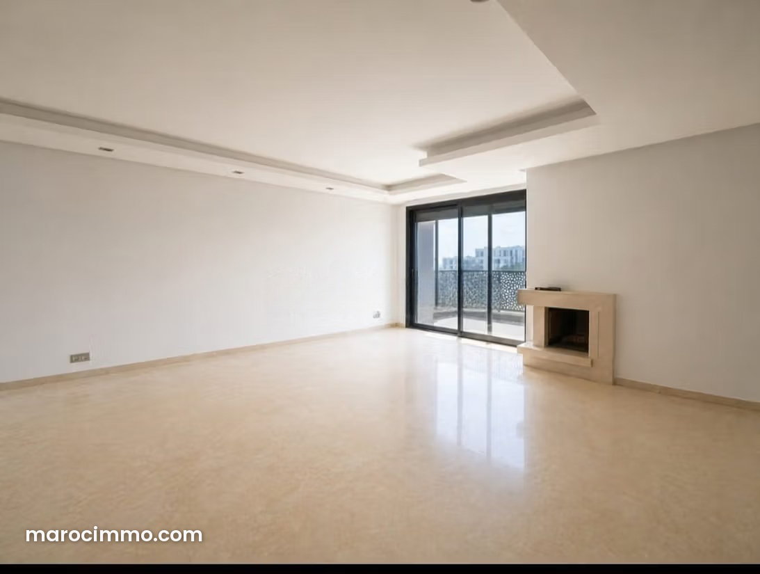 Appartement 175 m² meublé, Souissi Rabat, terrasse plein soleil — Rabat