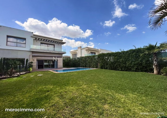 Villa entièrement meublée à louer, Ville verte de Bouskoura — 2