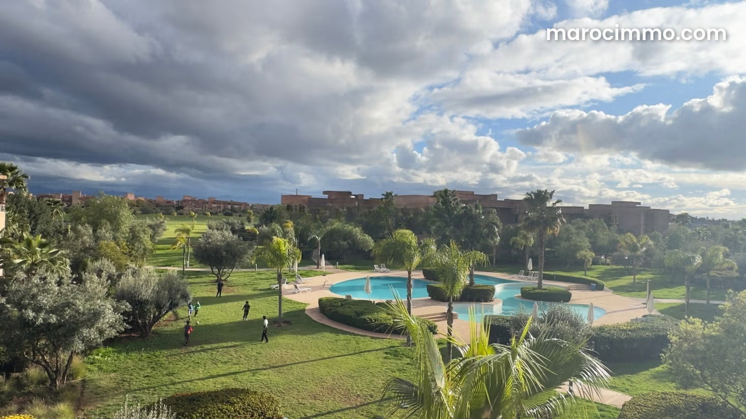 Two-Bedroom Apartment with Terrace and Pool in Agdal, Marrakech — Marrakesh