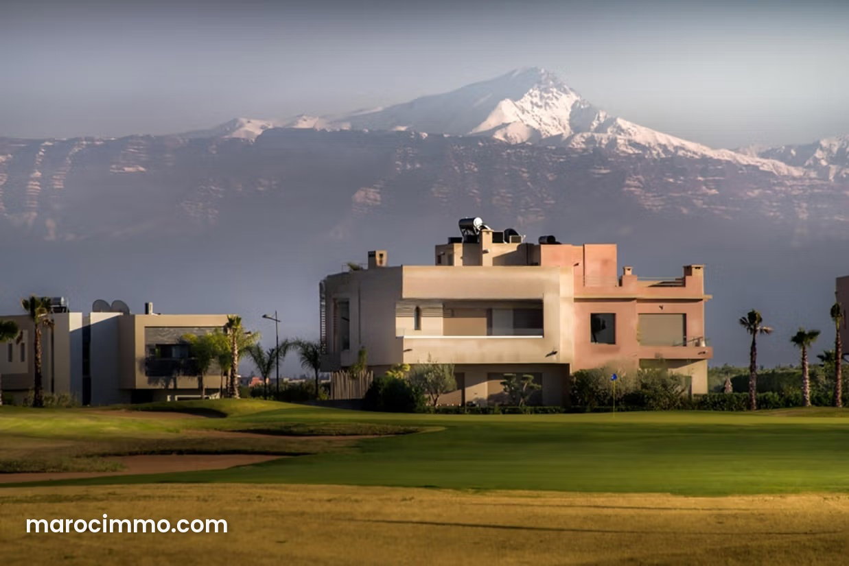 Terrain 600 m² avec trois façades, Route de Tahanaoute, Marrakech — Marrakech