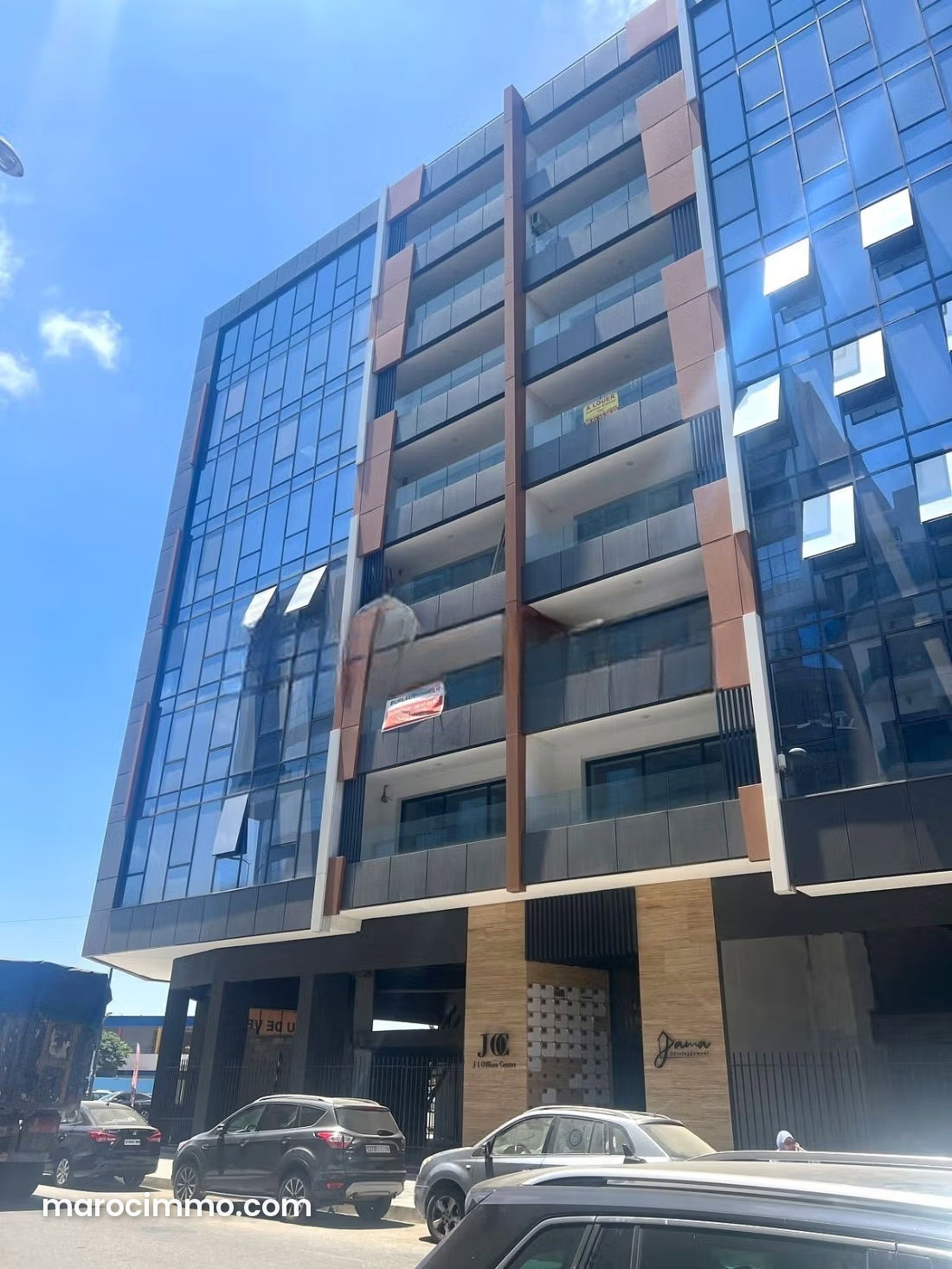 Bureau neuf 73 m², Roches Noires, Casablanca avec garage — Casablanca