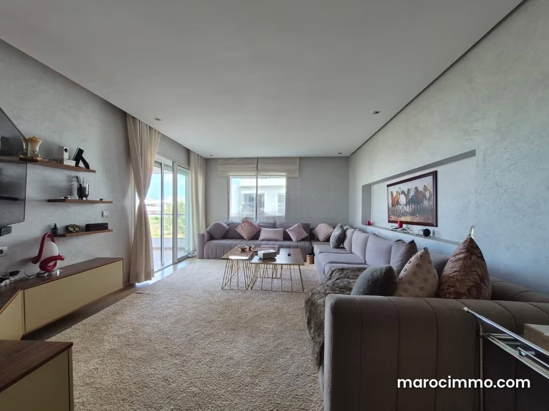Appartement 137 m², 3 chambres avec terrasse, Ville Verte Bouskoura — Bouskoura
