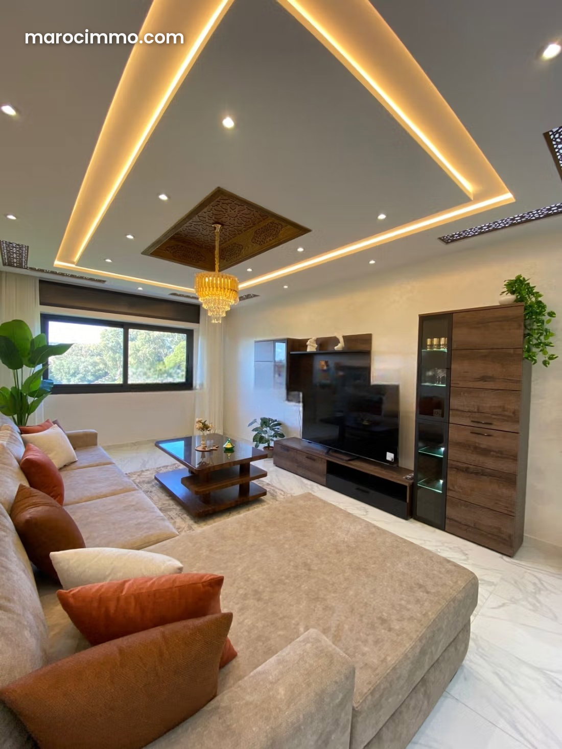 Furnished 140 m² Apartment, 3 Bedrooms, Iberia, Tangier — Tangier