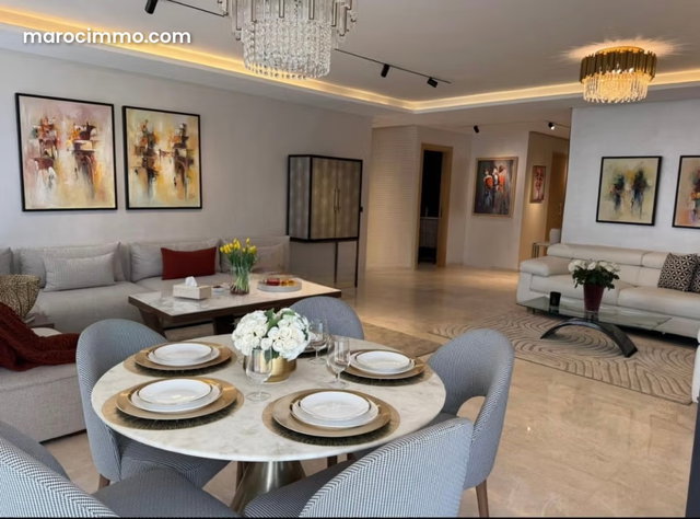 Appartement meublé à louer à rabat front de mer — 2