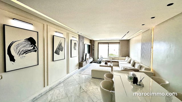 Magnifique appartement meublé de 3 ch à Ain Diab — 2