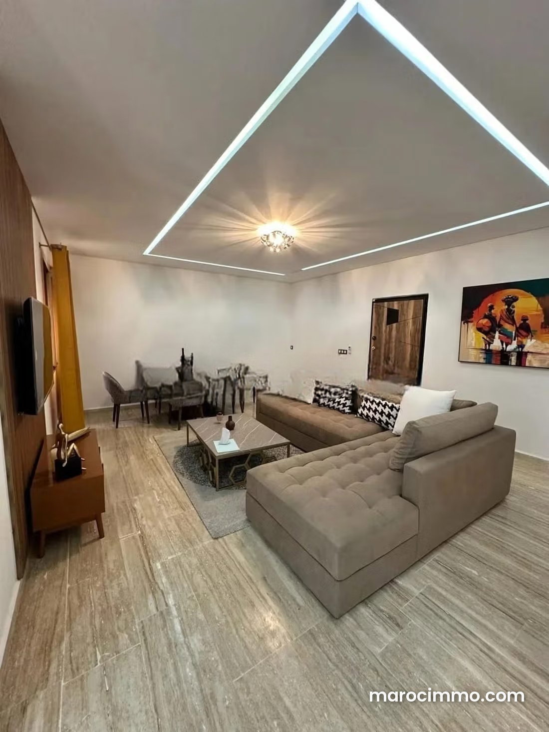 Appartement 80 m², 2 chambres avec terrasse, Guéliz, Marrakech — Marrakech
