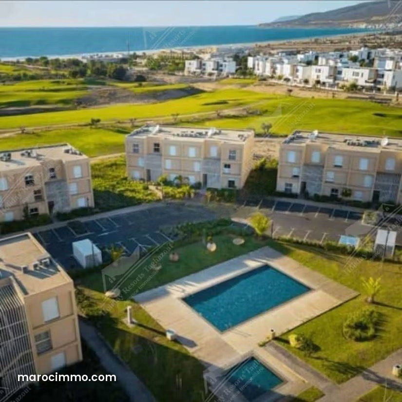 Appartement vue mer et piscine à vendre, Taghazout Bay — Taghazout