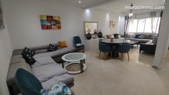 Bel appartement 3ch à louer meublé sur Gauthier — Casablanca