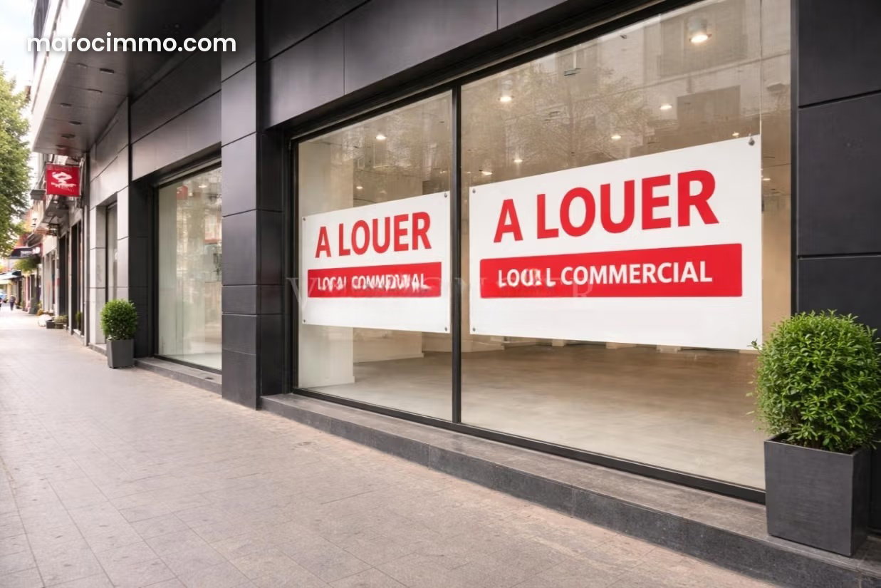 محل تجاري فسيح للكراء ببولفار غاندي في المعاريف — الدار البيضاء