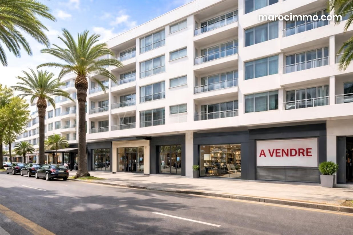 Local commercial 213 m², angle Boulevard Ghandi, Casablanca Maarif — Casablanca