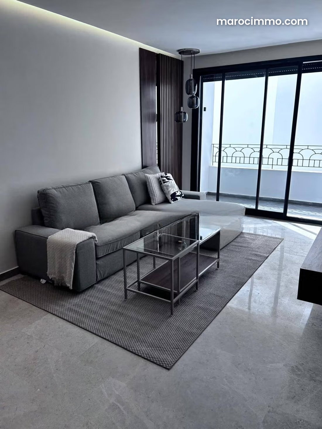 Studio meublé 50 m², Gauthier, Casablanca, avec terrasse et garage — Casablanca