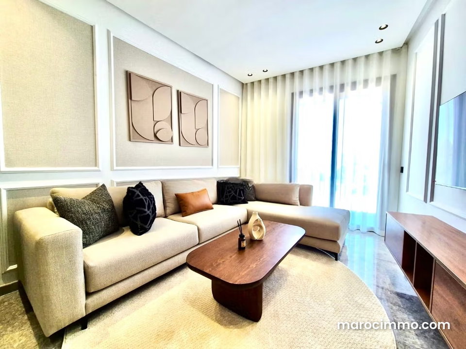 Appartement Neuf Meublé Oasis Route d'El Jadida