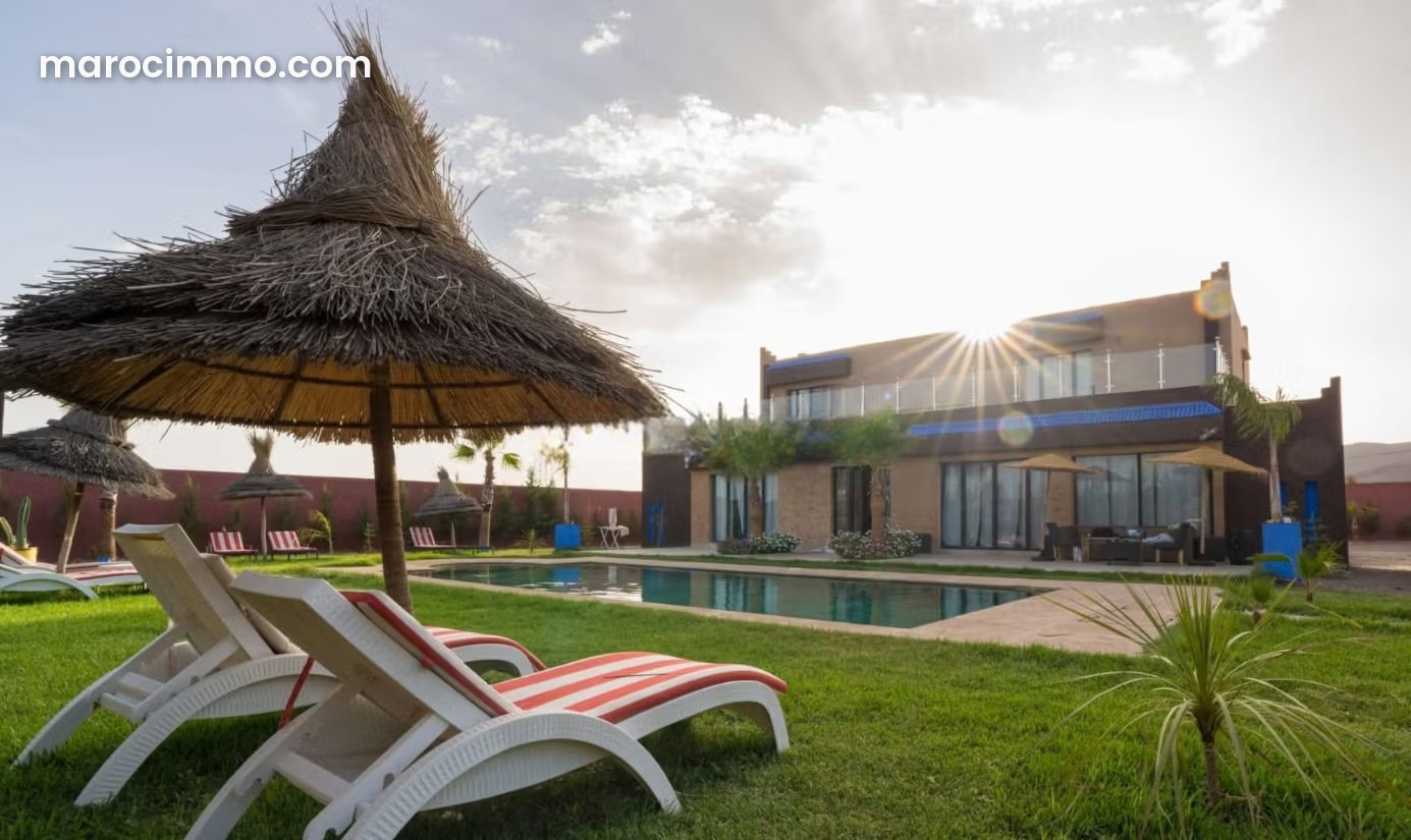 1,000 m² Villa with Swimming Pool, Route de Fès, Marrakech, Short-Term Rental — Marrakesh
