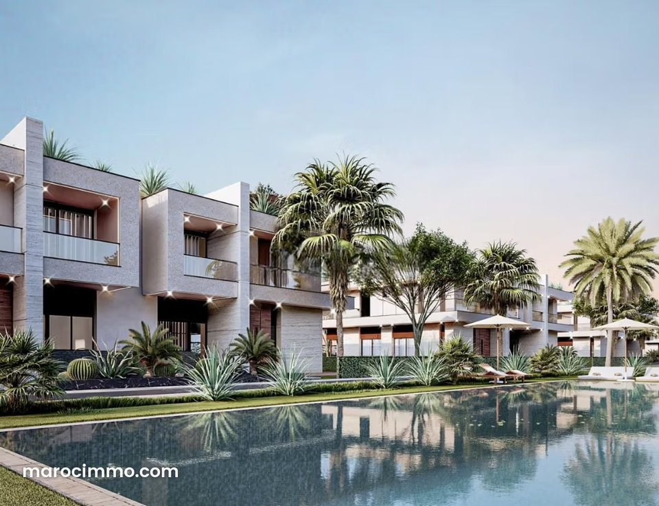 Villa très haut standing avec piscine à marrakech