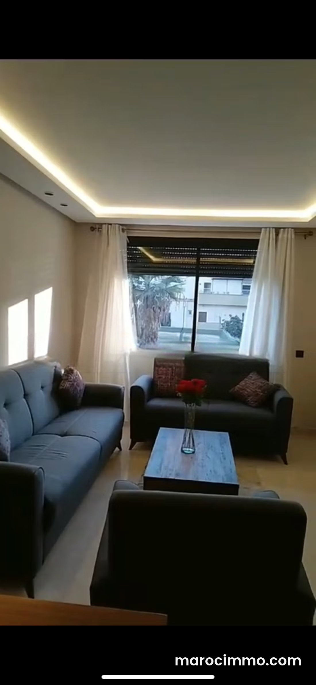 Appartement meublé avec terrasse et vue mer à Casablanca — Casablanca