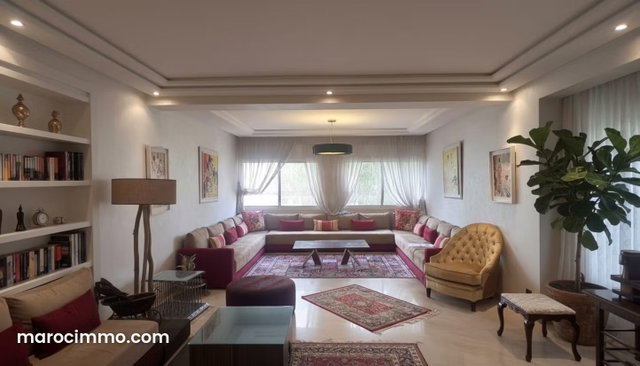 Superbe appartement meublé haut standing de 165 m² à louer – Gauthier, Casablanca — 2