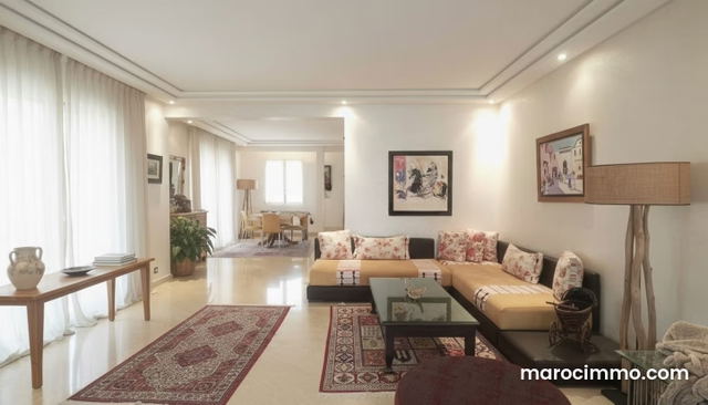 Superbe appartement meublé haut standing de 165 m² à louer – Gauthier, Casablanca — الدار البيضاء