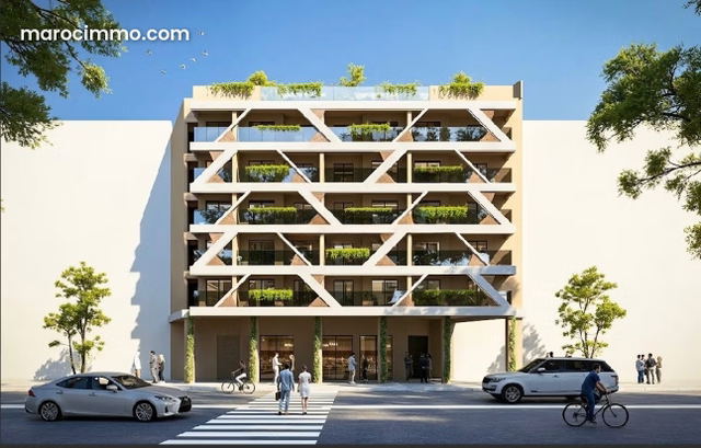 Appartement à vendre Proche Guéliz. 1 chambre. 3 piscines. Rooftop, salle de sport — مراكش