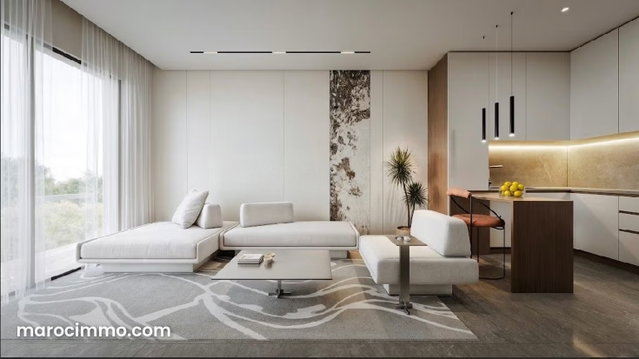 Apartment for Sale Near Guéliz. 1 Bedroom. 3 Pools. Rooftop, Gym — 3