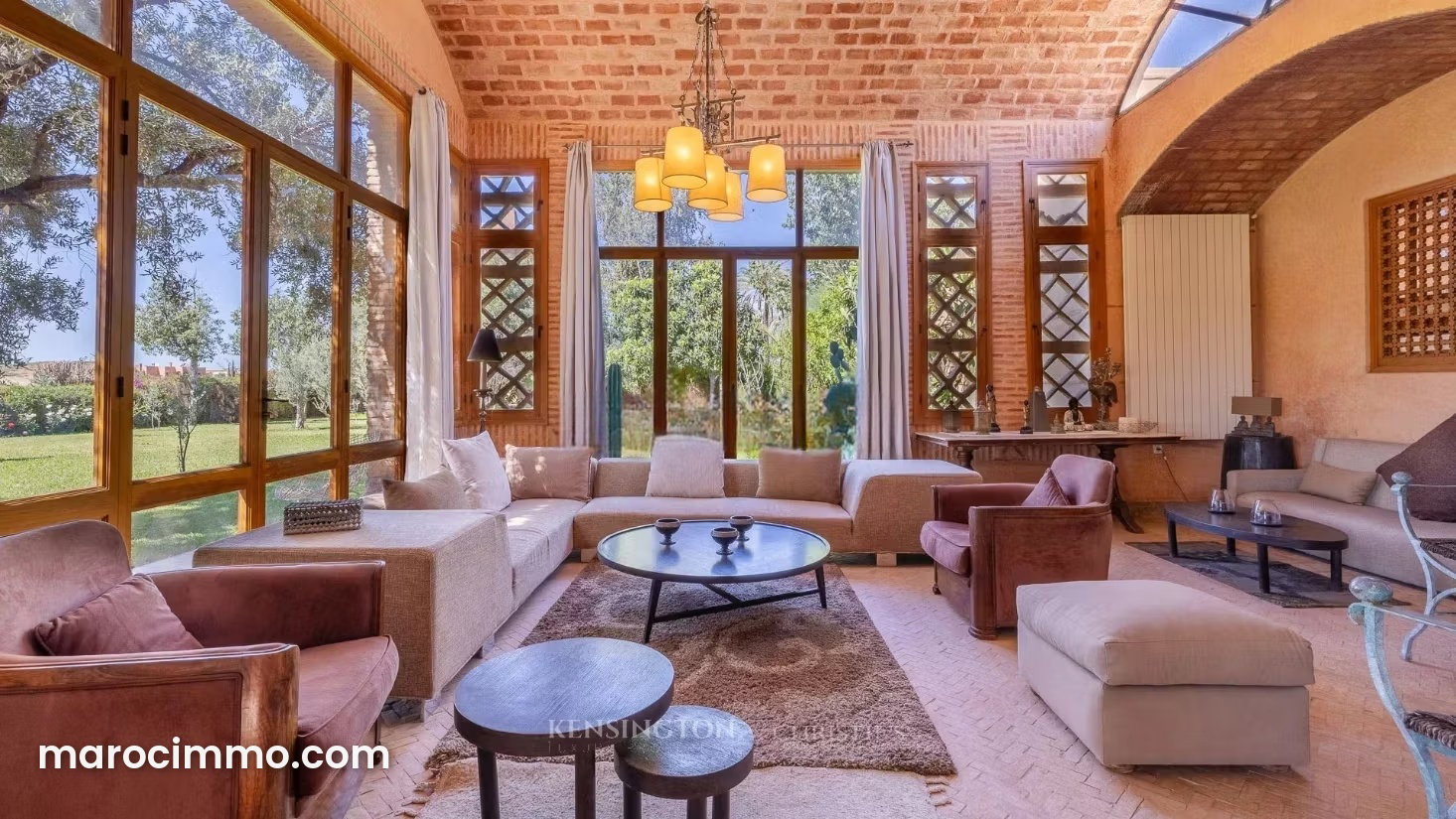 Villa de caractère à Amelkis, Marrakech, face au golf — Marrakech