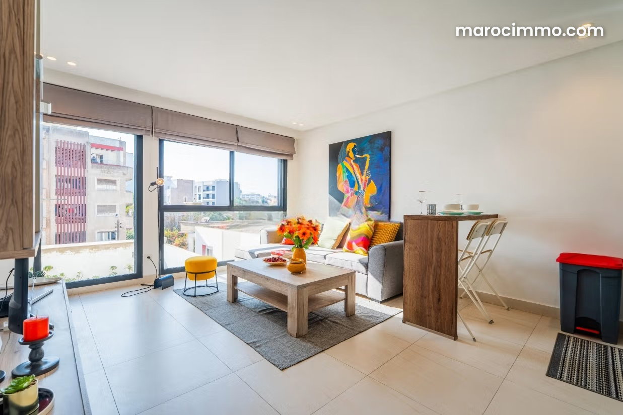 Furnished Apartment with Terrace in Palmier, Casablanca — Casablanca
