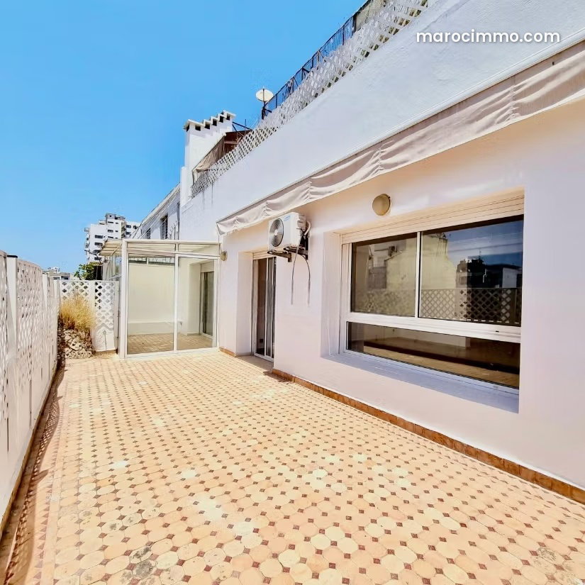 175 m² Apartment for Rent in Racine, Casablanca — Bright and Quiet — Casablanca