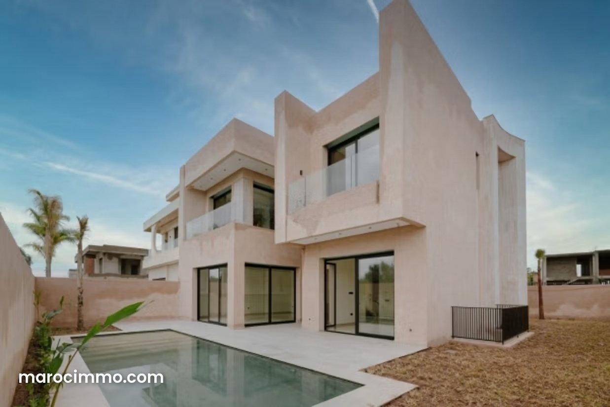 449 sqm villa with pool and Atlas Mountain views, Ourika Road, Marrakech — Marrakesh