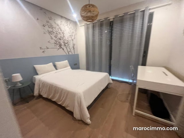 Rez de jardin à la location 2 chambres entièrement meublé Bouskoura — 4