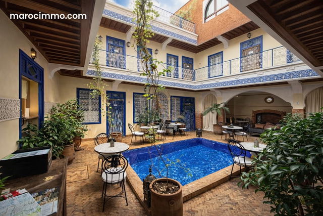 Riad Maison D’hôtes 9 Chambres à Vendre VE26044 — Marrakech