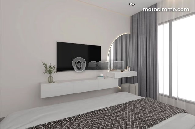 RÉSIDENCE AFFINITIES Studio à vendre 56 m² Ferme Bretonne Casablanca — 2